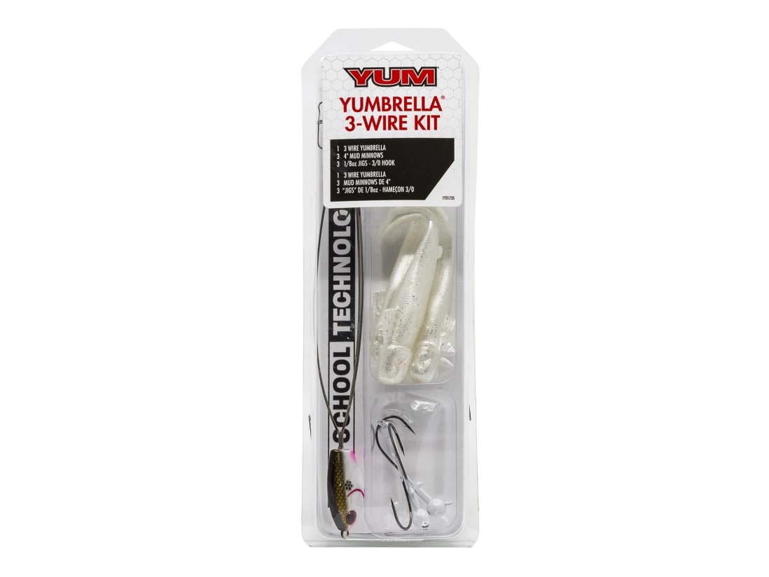 Yum Yumbrella 3 Wire Rig Kit - Tennessee Shad 1pack