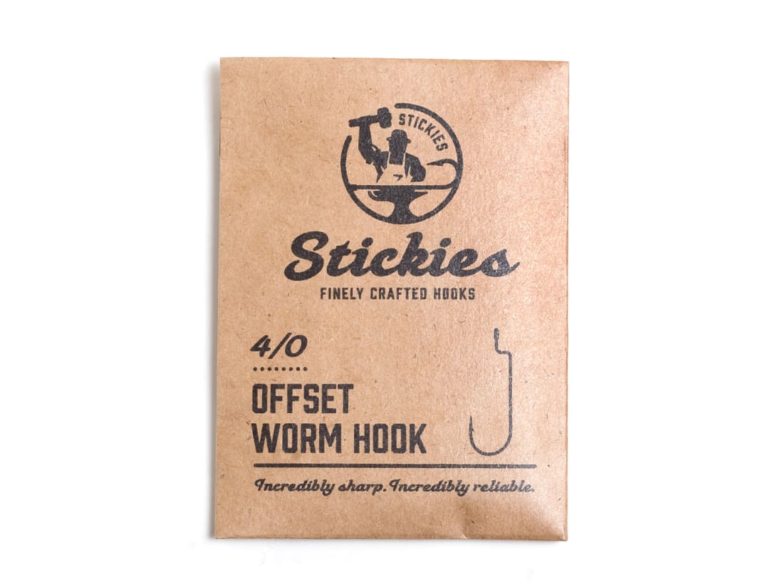 Stickies Offset Worm Hook 7pk