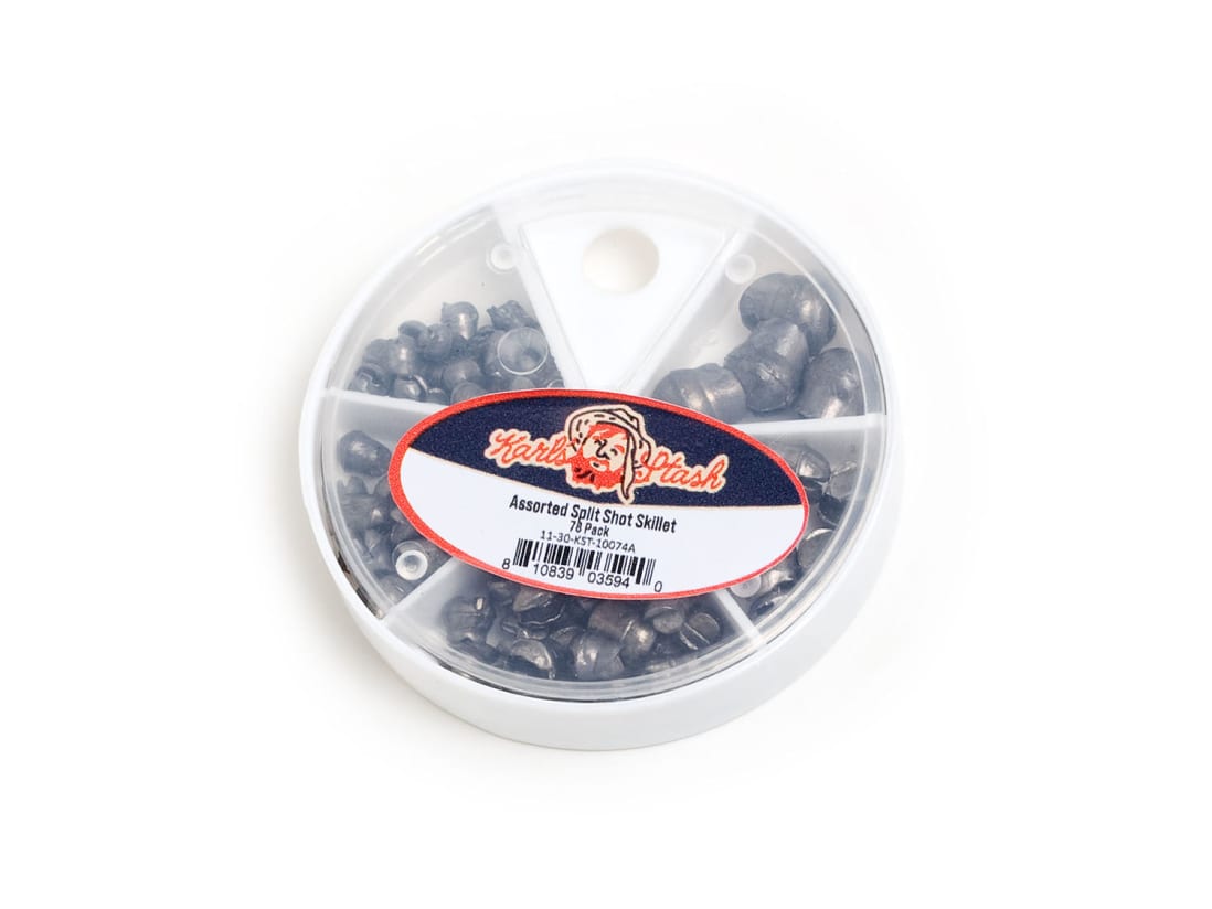 Karl's Stash Split Shot Assortment Skillet | Karl’s Bait & Tackle