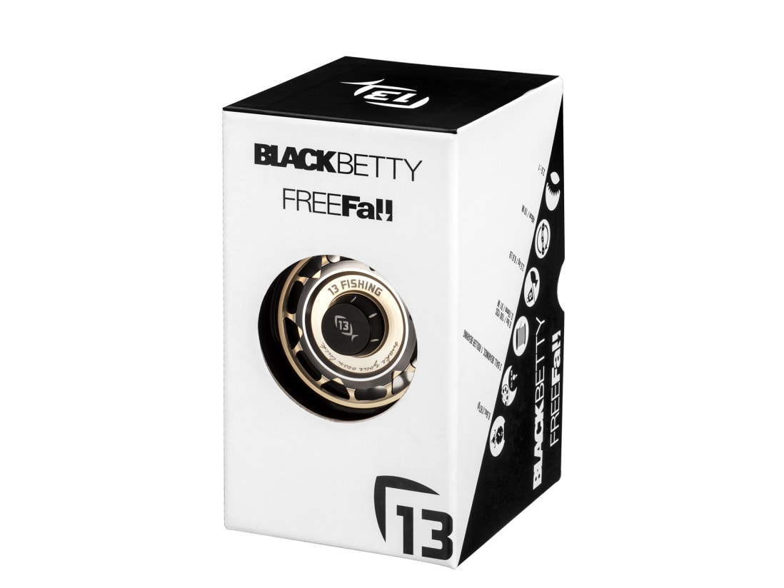 13 FISHING - Freefall Carbon - Inline Ice Fishing Reel - 10th