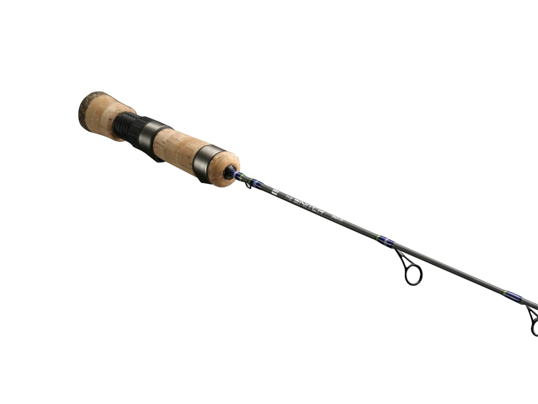 13 Fishing Snitch Pro Ice Fishing Spinning Rod and Reel Combo, 23