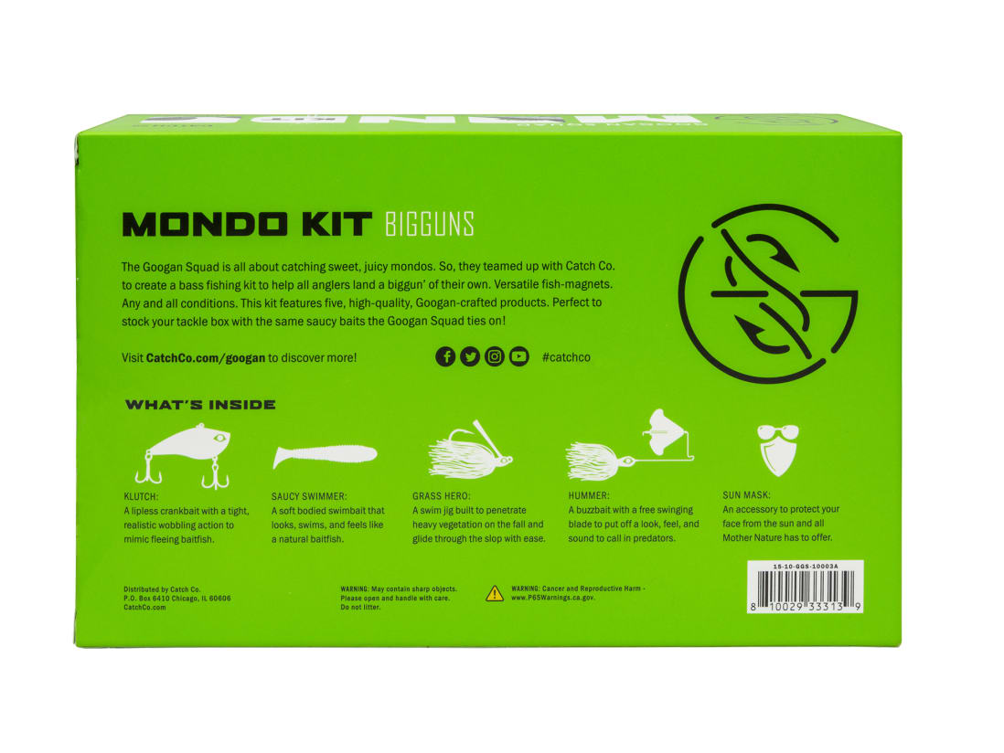 FREE Mondo Kit Pro + Save on ALL Googan Squad - Karls Bait & Tackle