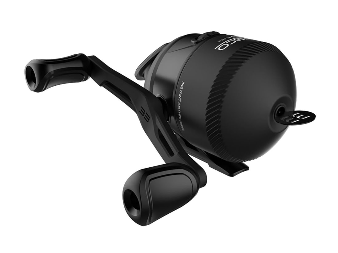 Zebco 33 Spincast Reel with Fishing Rod Combo - Black for sale