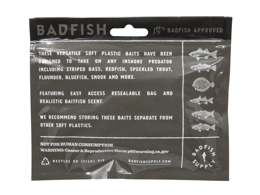 Badfish Baddle Tails  Karl's Bait & Tackle