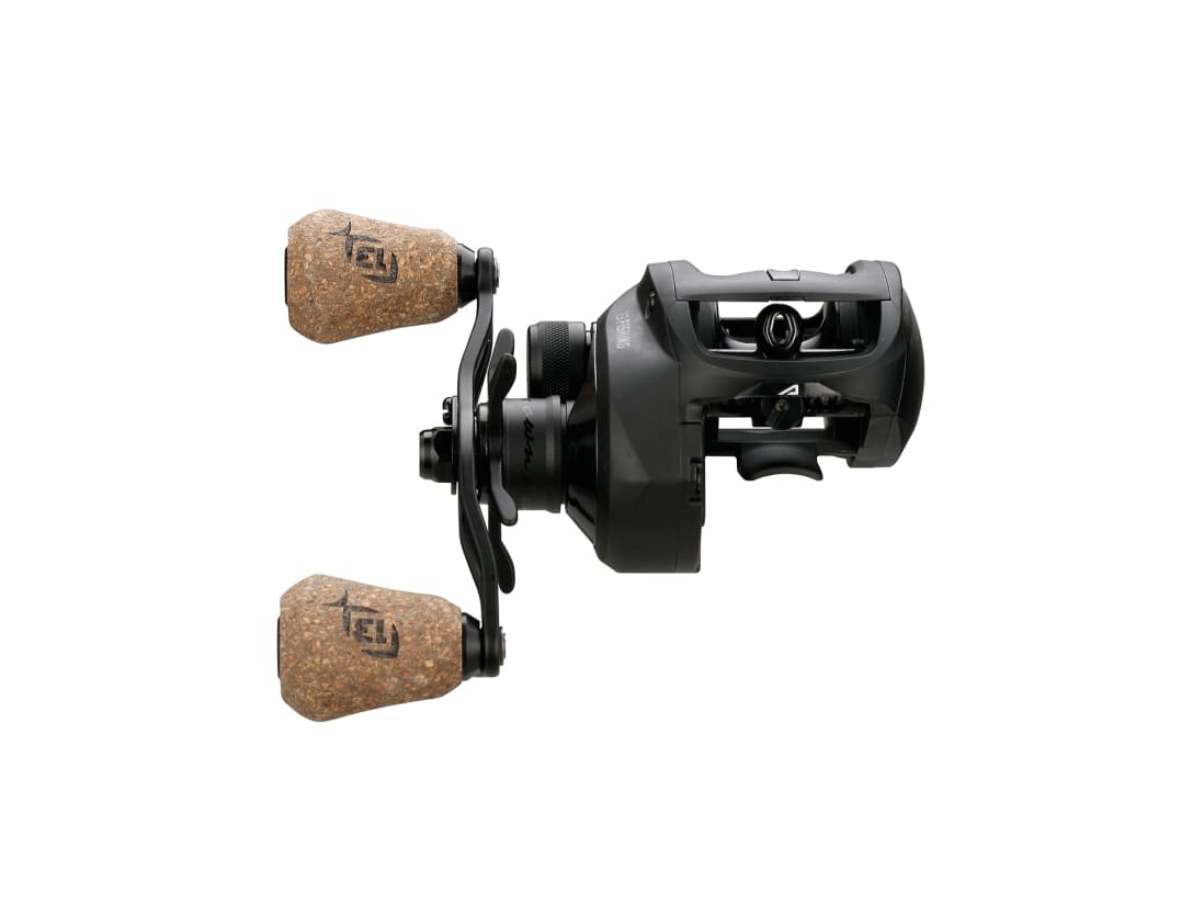 13 FISHING - Concept A2 Baitcast Reel - 5.6:1 Gear Ratio - Left Hand  Retrieve (Fresh+Salt) - A2-5.6-LH, Black