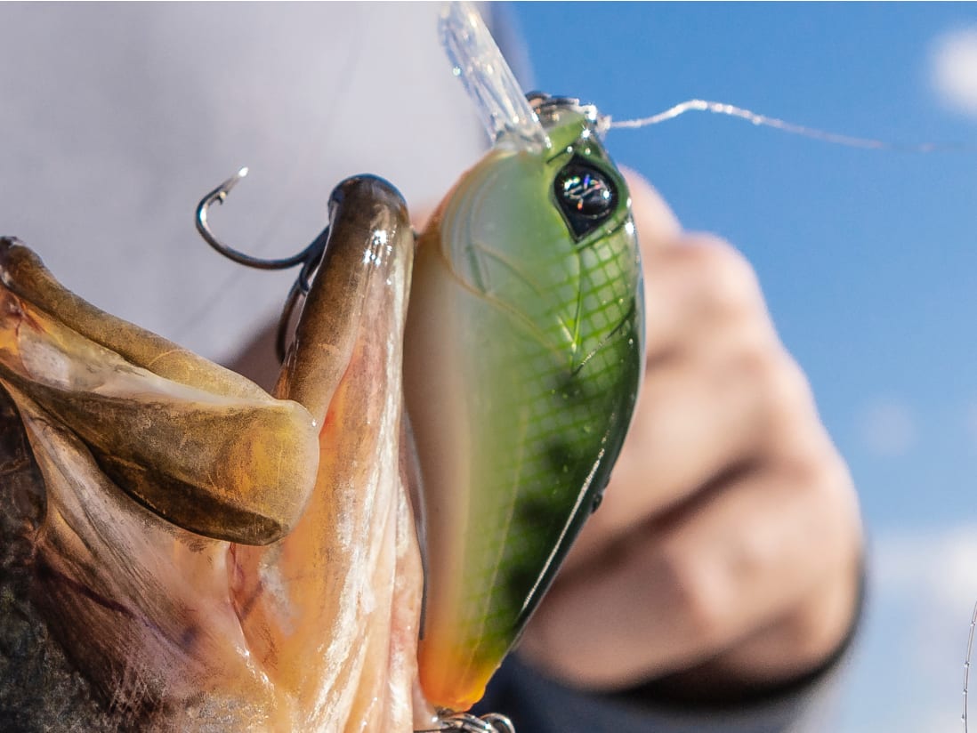 Googan Squad Mini Banger Squarebill Crankbait 1/4oz Chartreuse Blue 1/4oz -  Fin Feather Fur Outfitters