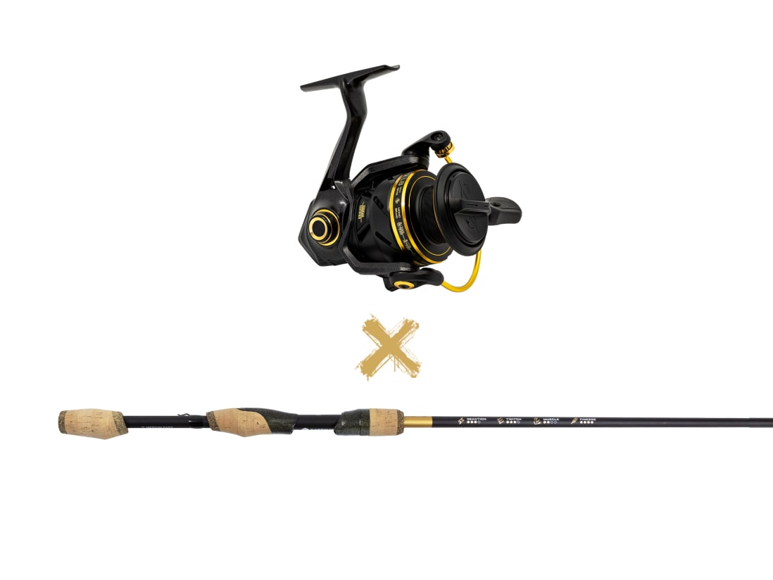 Googan Squad Gold Series Spinning Reel & Finesse Rod Bundle