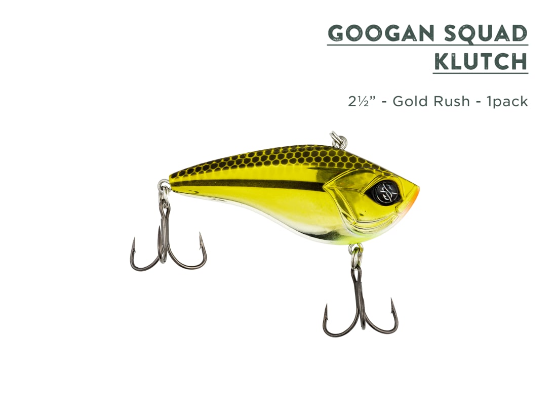  Googan Squad Klutch 1/2 oz Crankbait Gold Rush : Sports &  Outdoors