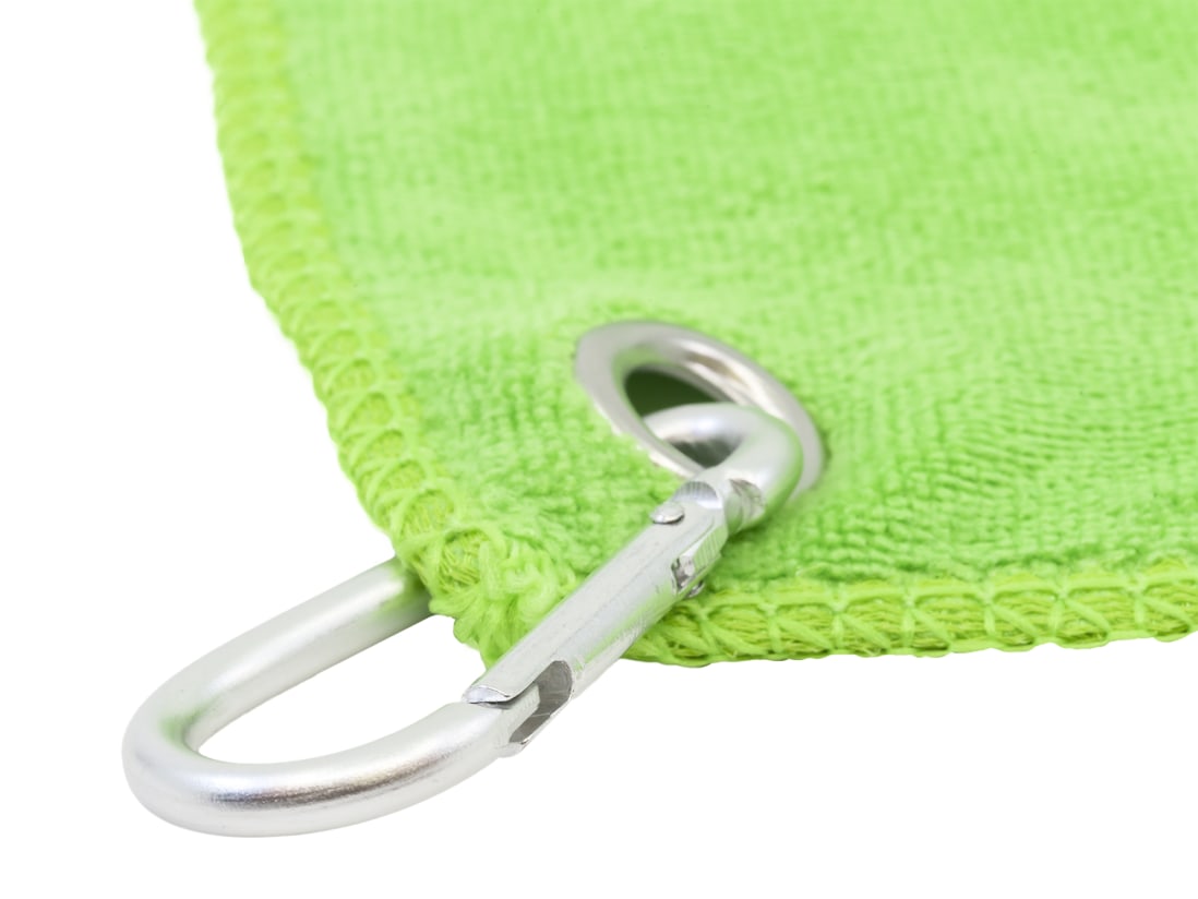 2pcs Fishing Towels with Carabiner Absorbent Sports Towel Outdoors Fishing  Cloth for Hiking Climbing (Random Color)