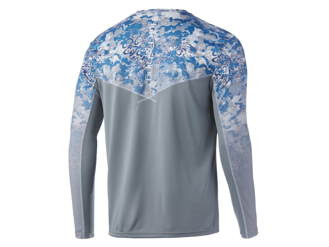 Huk Icon X Tide Change Fade Long-Sleeve Shirt for Men