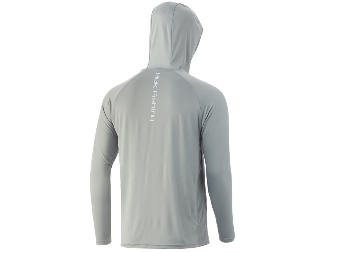 Huk Men Vented Pursuit Crystal Blue Hoodie (H1200525-497)