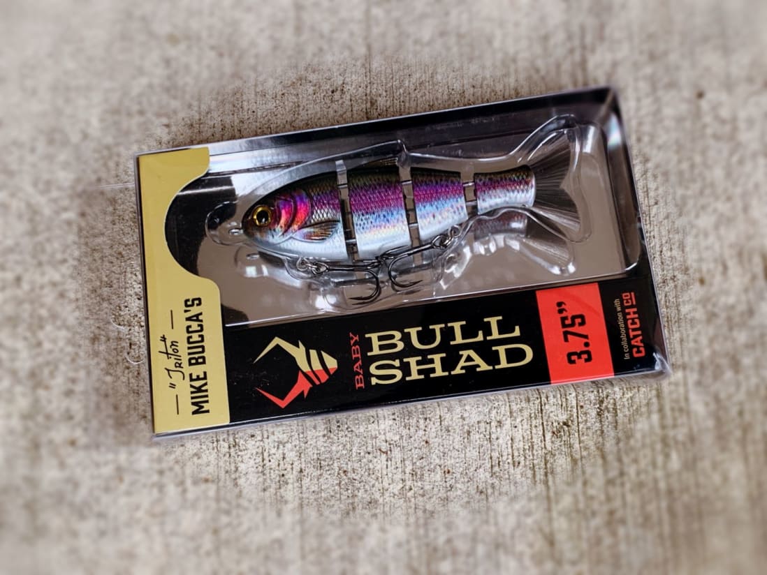 MIKE BUCCA 3.75 BABY BULL SHAD SLOW SINKING SWIMBAIT .5 OZ - BUMBLE BEE