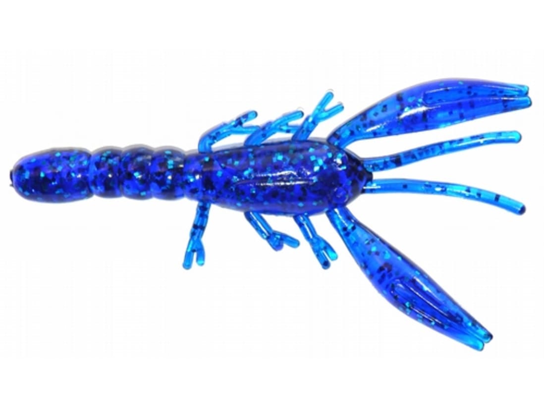 Charlie's Worms Large Crawfish - Blue Craw