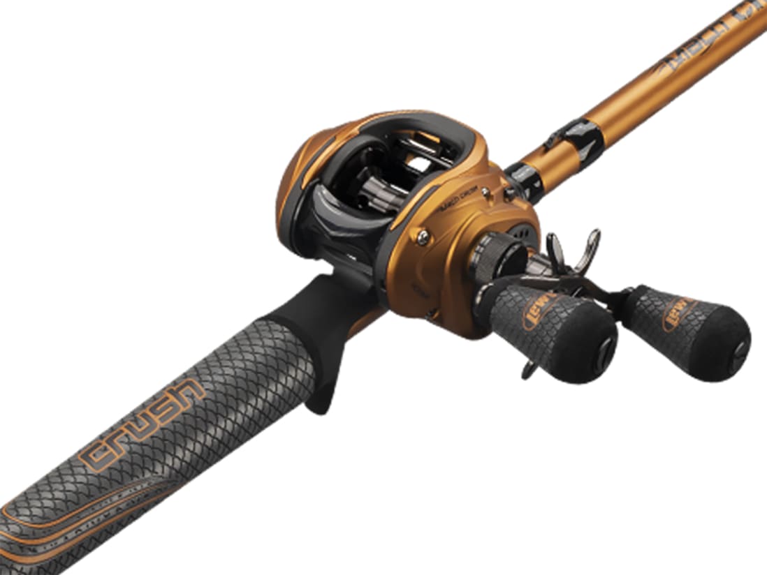 Lews Mach Crush SLP Gen 2 Baitcasting Combos - TackleDirect