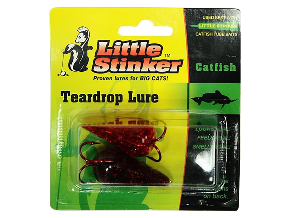 Catfish Teardrop Lures with Treble Hooks