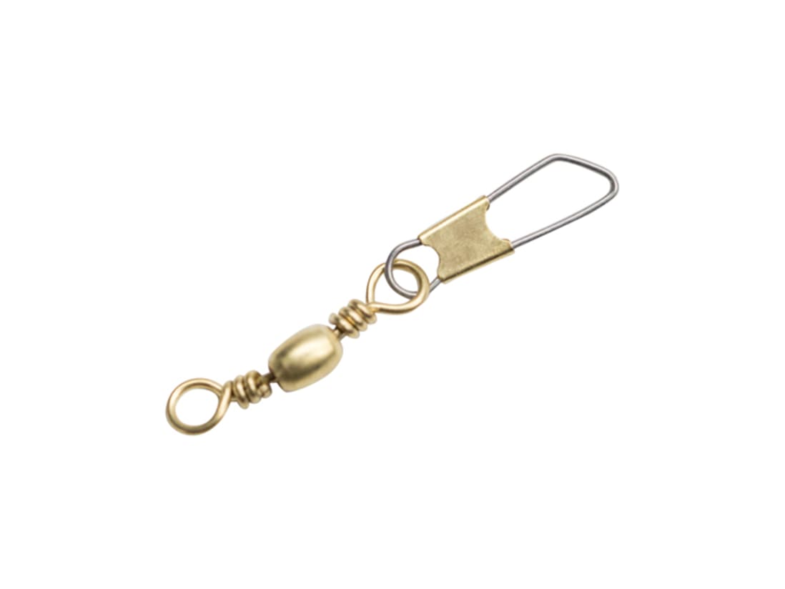 Mustad Barrel Swivel with Safety Snap