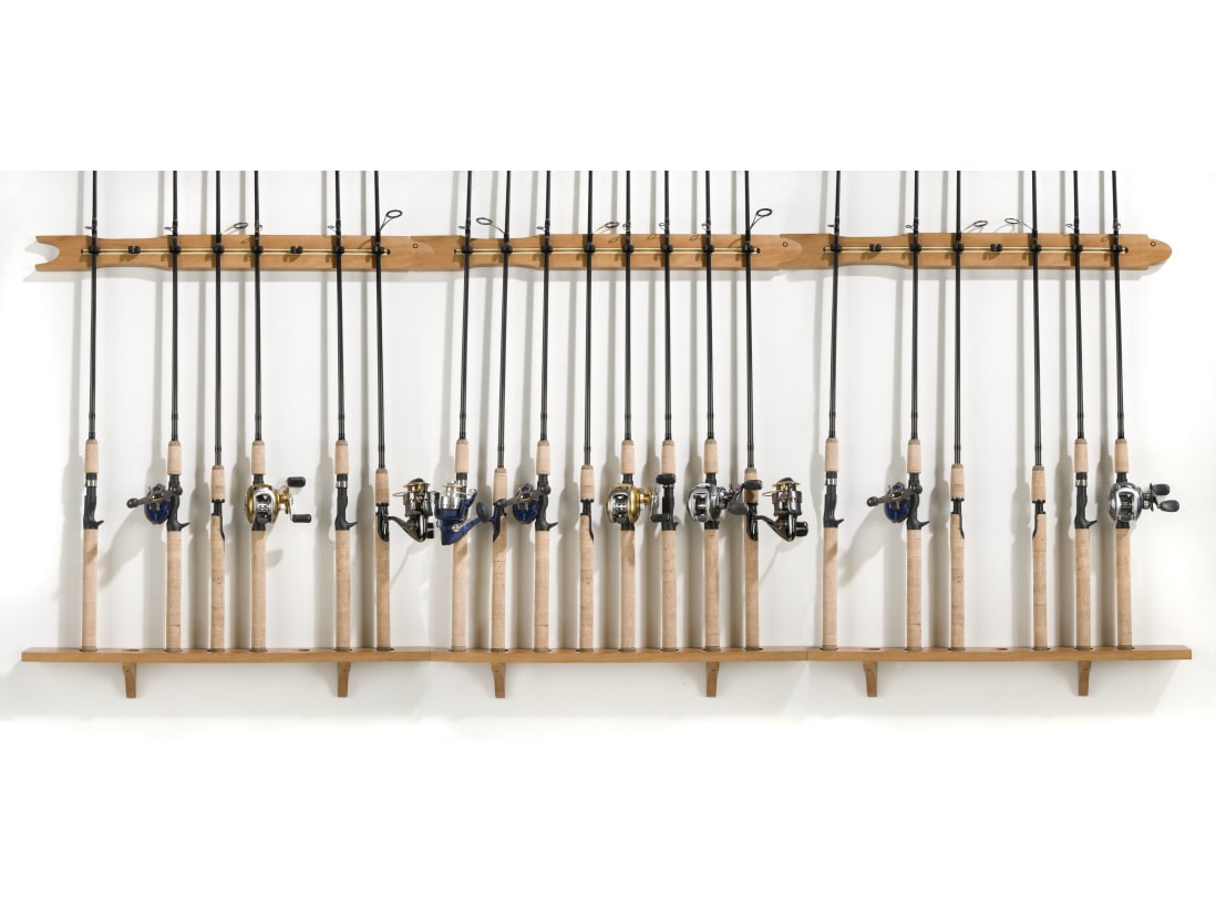 Organized Fishing Modular Wall Rack