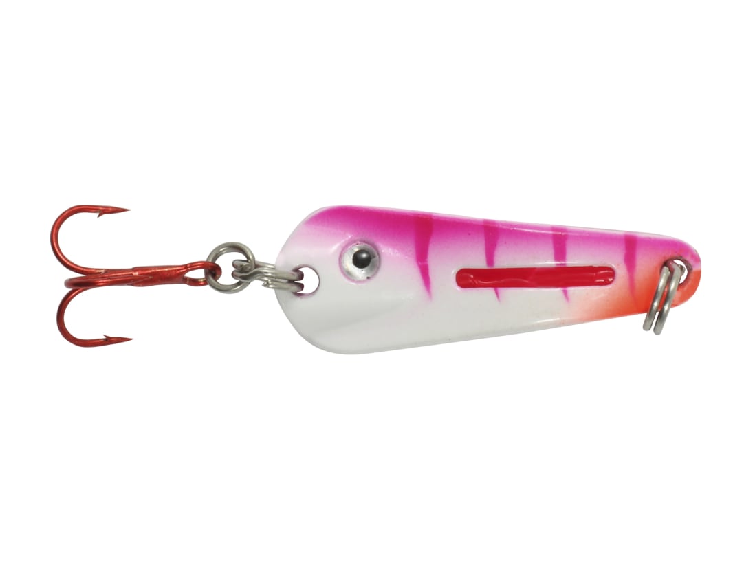 Northland Tackle Buck-Shot Ice Fishing Flutter Spoon, UV Pink