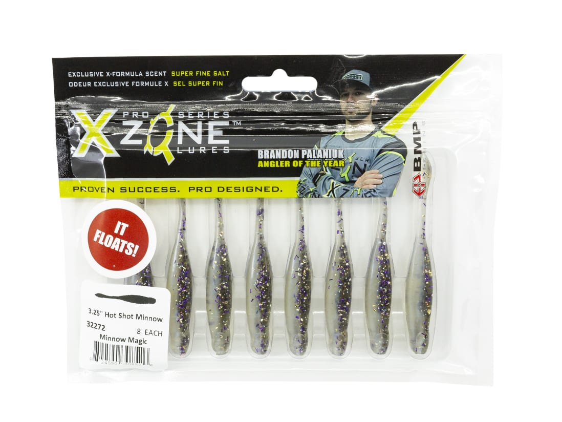 x Zone Lures Pro Series Slammer Bass Candy / 4