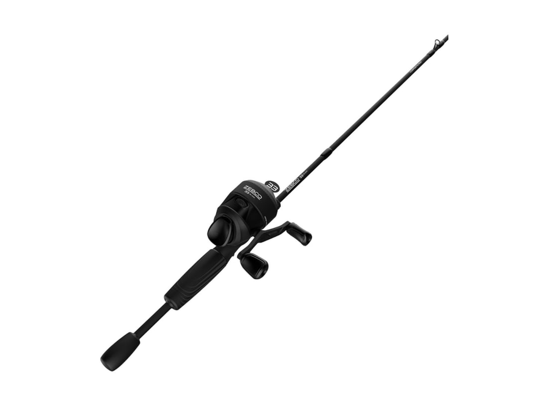 Zebco 33 BLACK Spin Cast Reel With Line See Pictures For Details - Dylbia  News