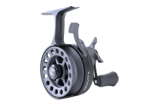 Poplikdfr Ice Fishing Reel Accurate Casting Fly Fishing With Ceramic Outlet  Hole Rattle Reels Ice Fishing For Sea 60mm / 58g