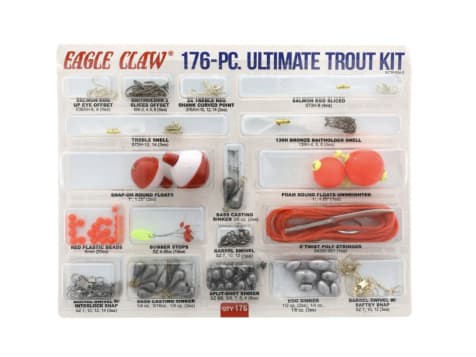 Eagle Claw Catfish Mini Tackle Kit 54 Pieces