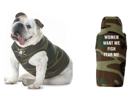 Fish Fear Me Dog Shirt