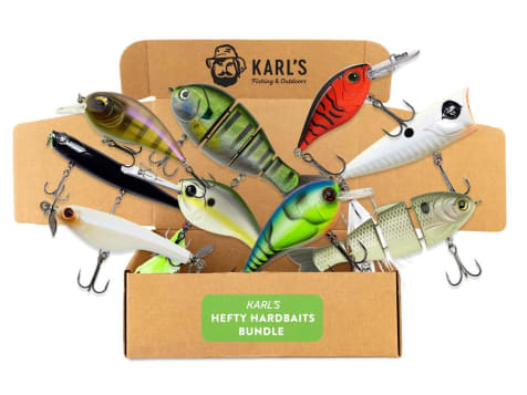 61pcs/set Fishing Lures Box, Complete Set Including Simulation