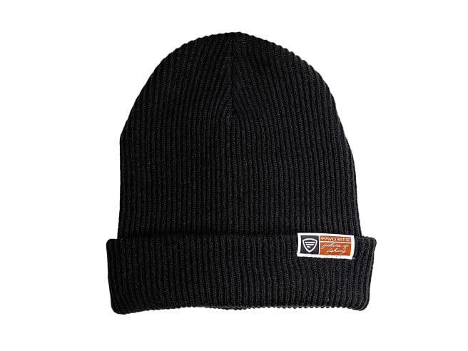 Favorite Fishing Tagged Beanie - Black