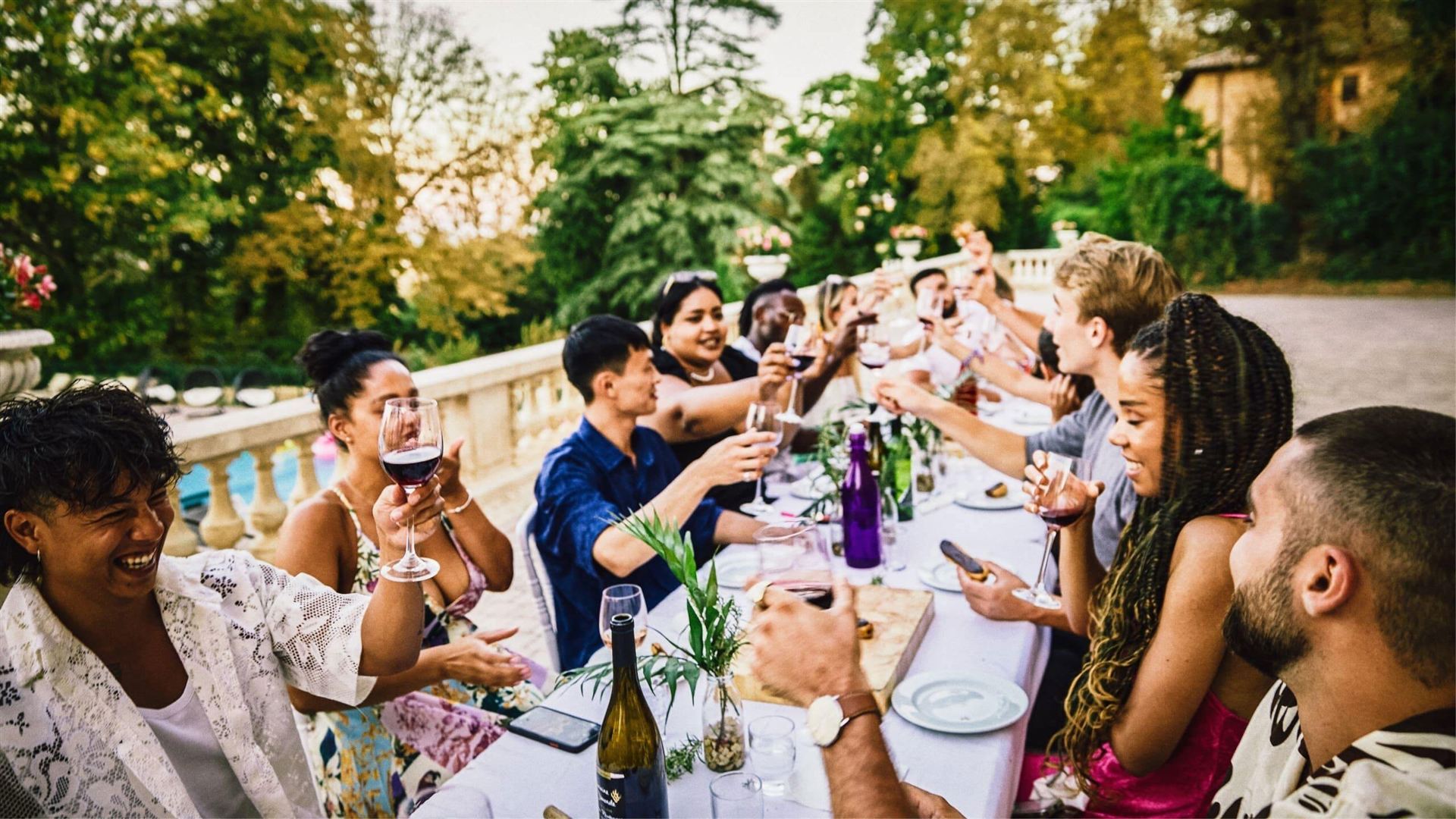 Food and Wine in a French Chateau