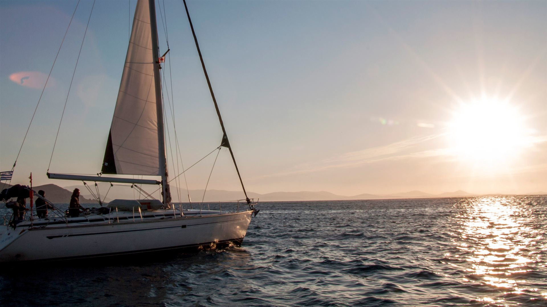 Segeln in Griechenland   – Von   Mykonos nach Santorini
