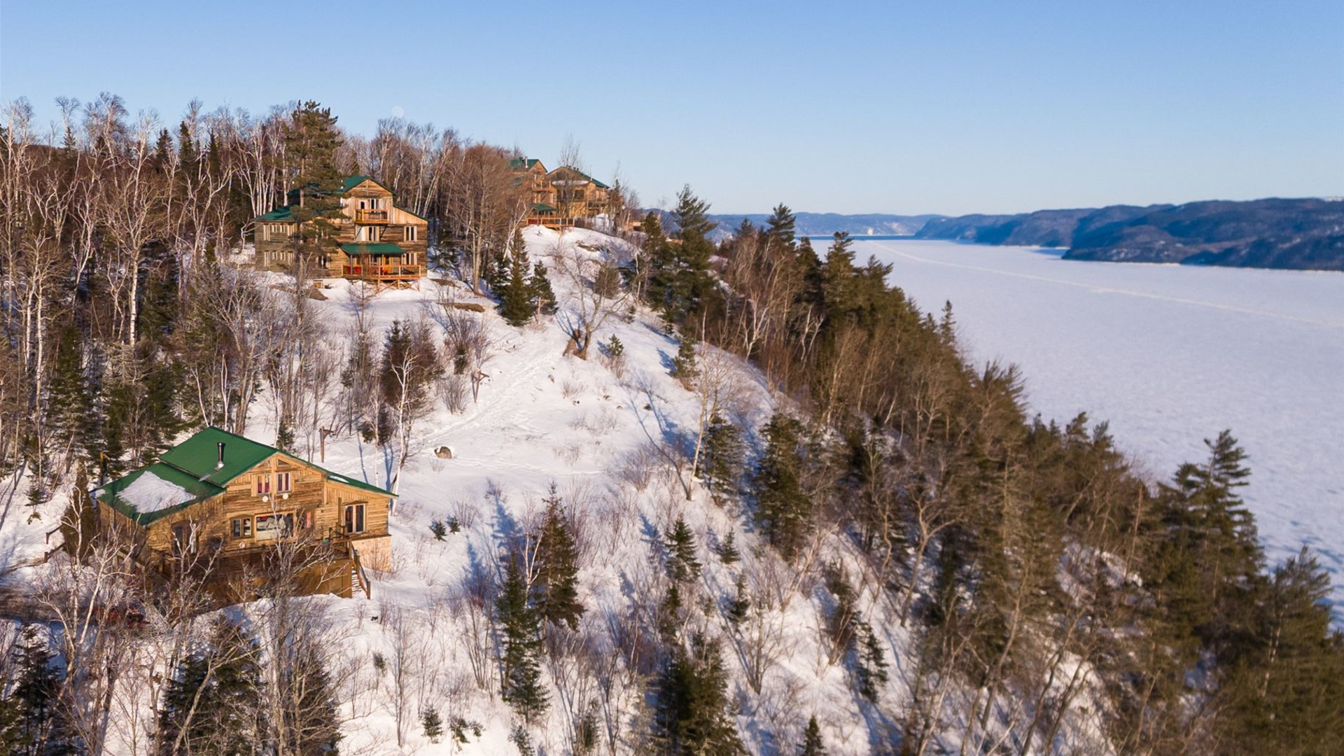 Nördliches Quebec: Winter Lodge Escape