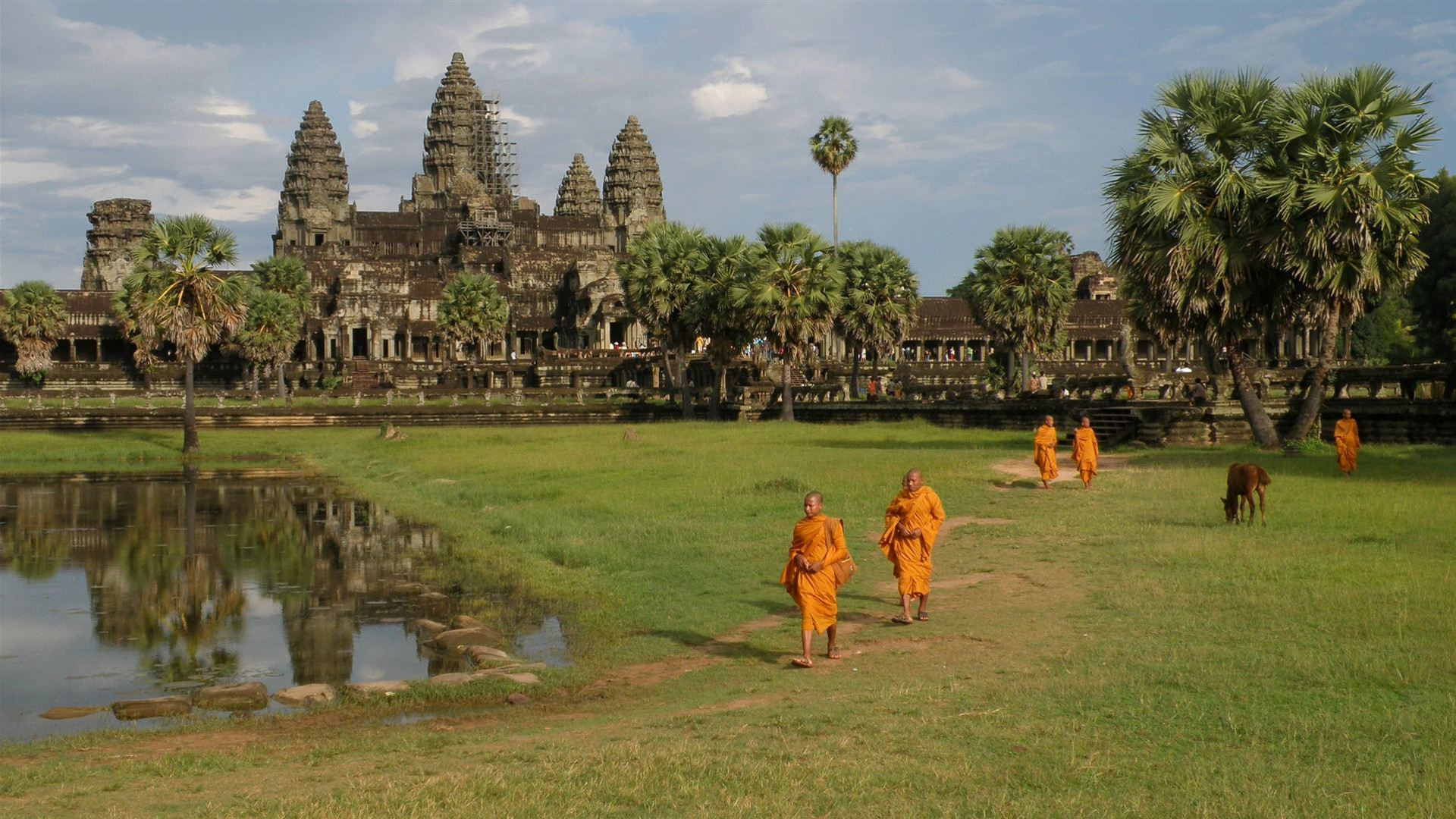 Unterschrift:  Laos und Kambodschas uralte Traditionen