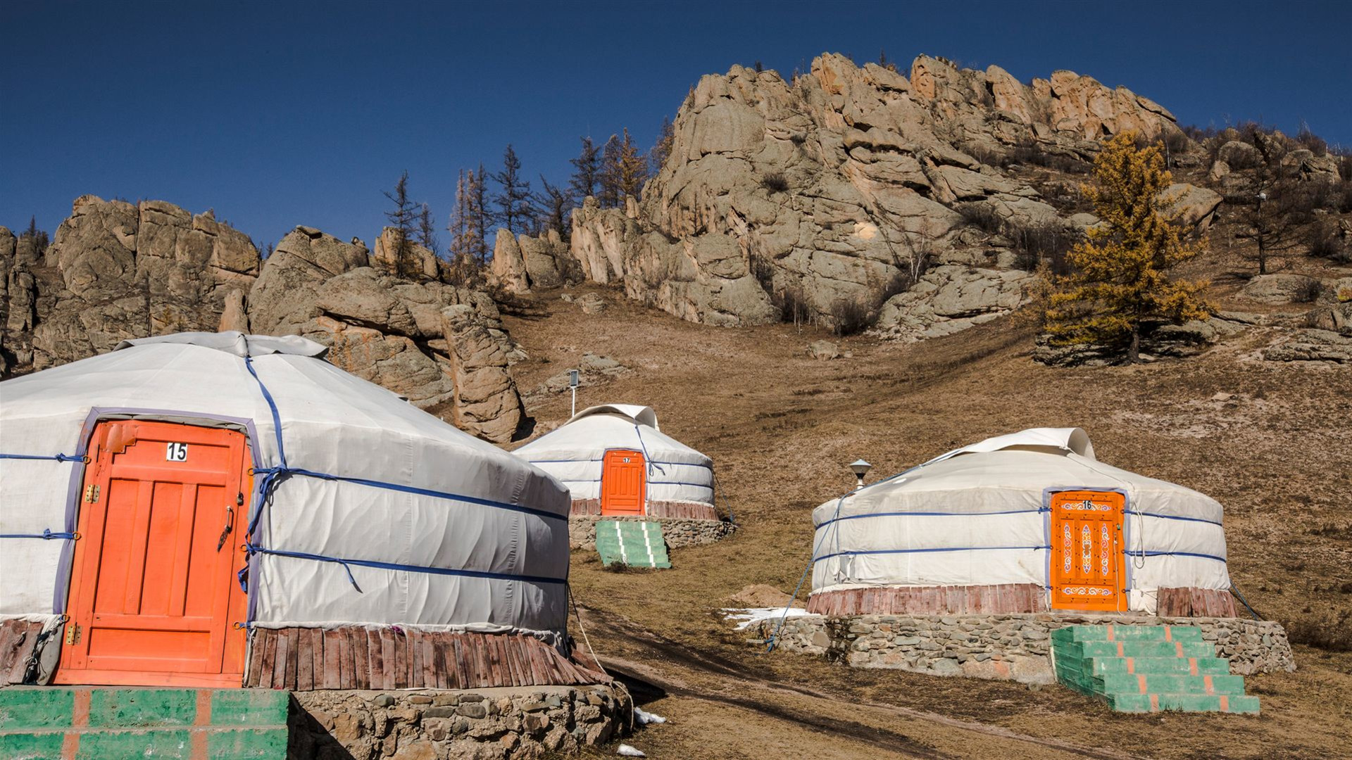 Nomaden der Mongolei