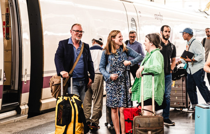 Paris to Madrid by Rail