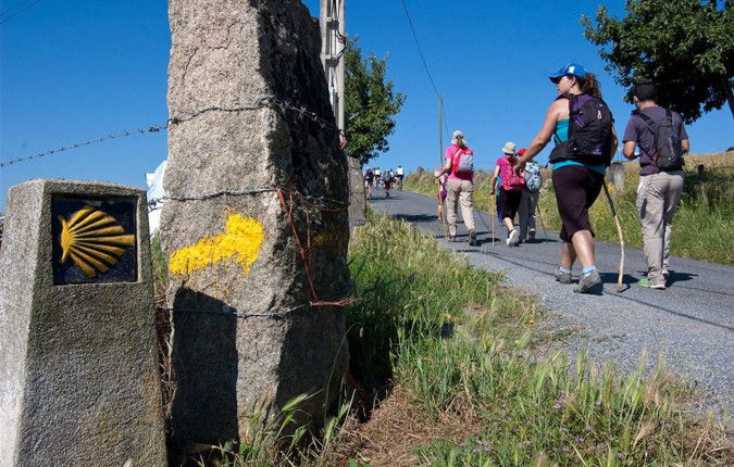 Walking across the Pyrenees on the Camino Frances