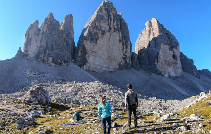 Hiking in the Dolomites
