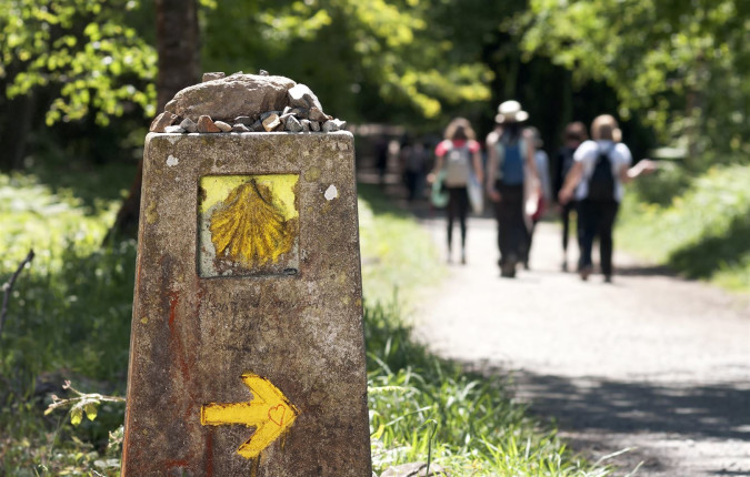 Walking across the Pyrenees on the Camino Frances