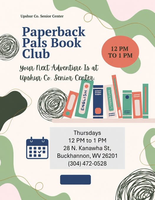 Paperback Pals Book Club at the Senior Center