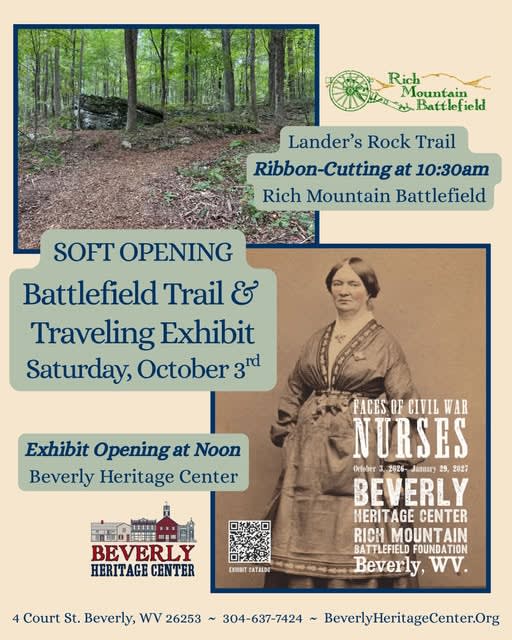 Lander’s Rock Trail Ribbon-Cutting at Rich Mountain Battlefield