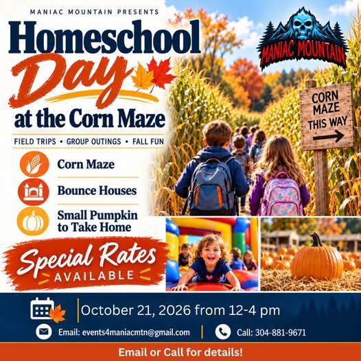 Homeschool Day at Maniac Mountain
