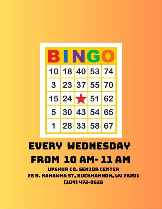Bingo at the Senior Center