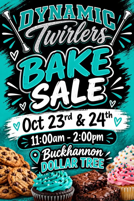 Dynamic Twirlers Bake Sale