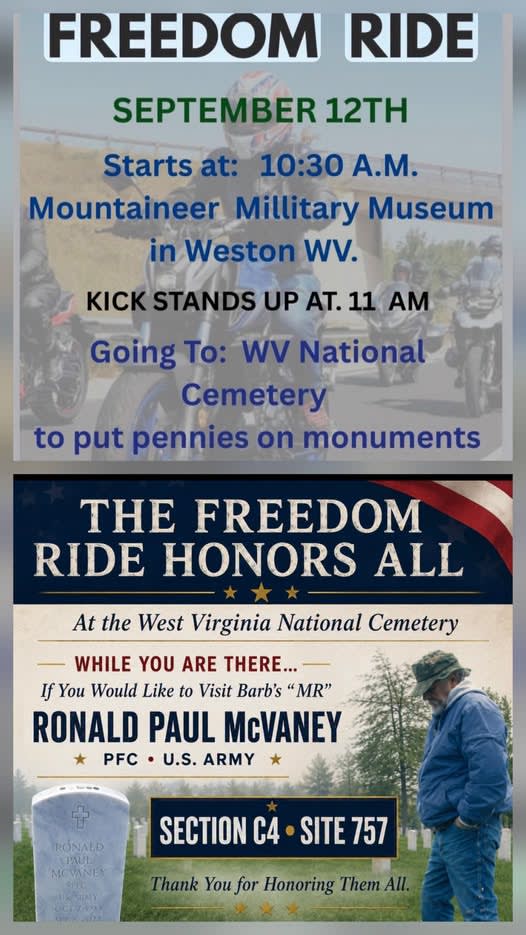Freedom Ride to the West Virginia National Cemetery