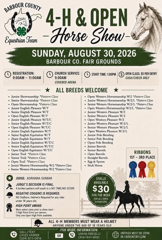 Barbour County 4-H and Open Horse Show