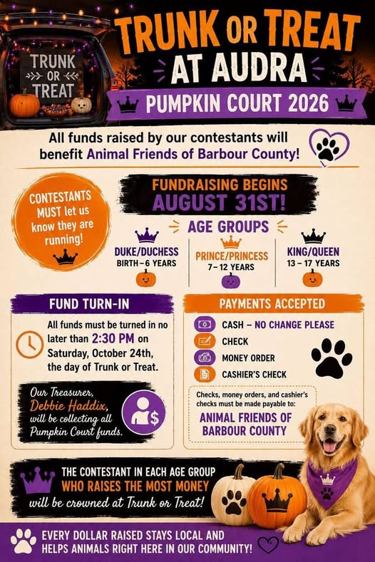 Trunk or Treat at Audra