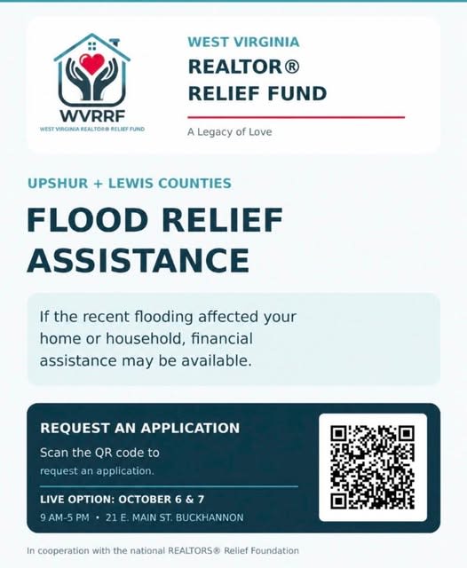 WV REALTOR Relief Fund Flood Assistance Application Days