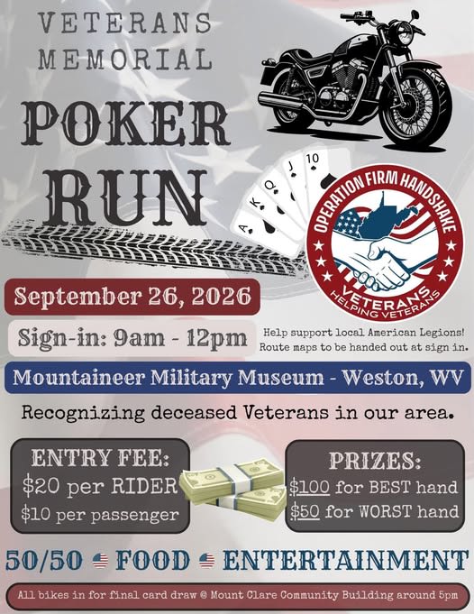 Veterans Memorial Poker Run