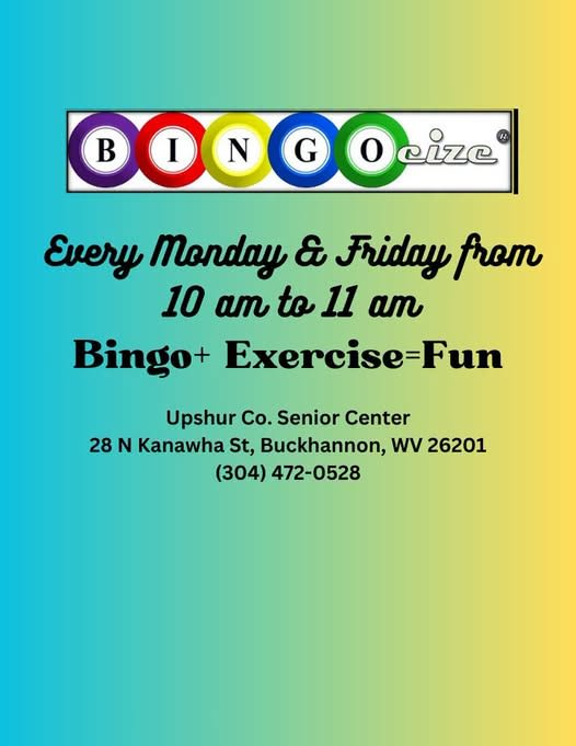 Bingocize at the Senior Center