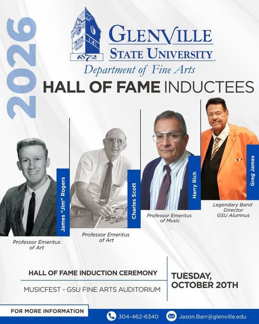 Glenville State MusicFest Concert and Fine Arts Hall of Fame Induction